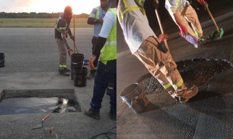 Pista cerrada en el AILA por hoyo había sido remozada en 2023 por más de tres millones de dólares