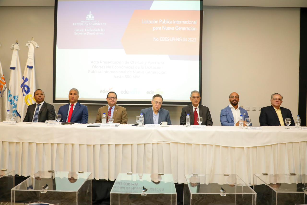 Empresas Distribuidoras reciben ofertas para la compra de 800 MW