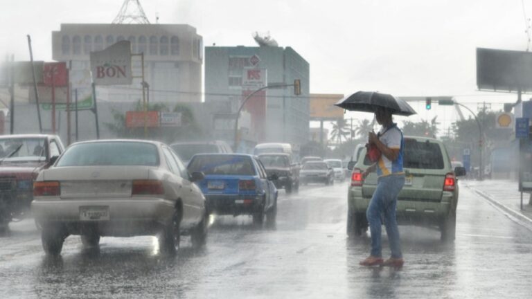 Gran parte del país está bajo los efectos de lluvias