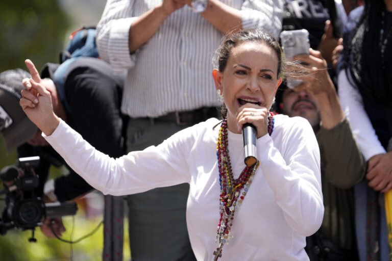 María Corina Machado convoca movilización masiva el 17 de agosto contra resultados electorales