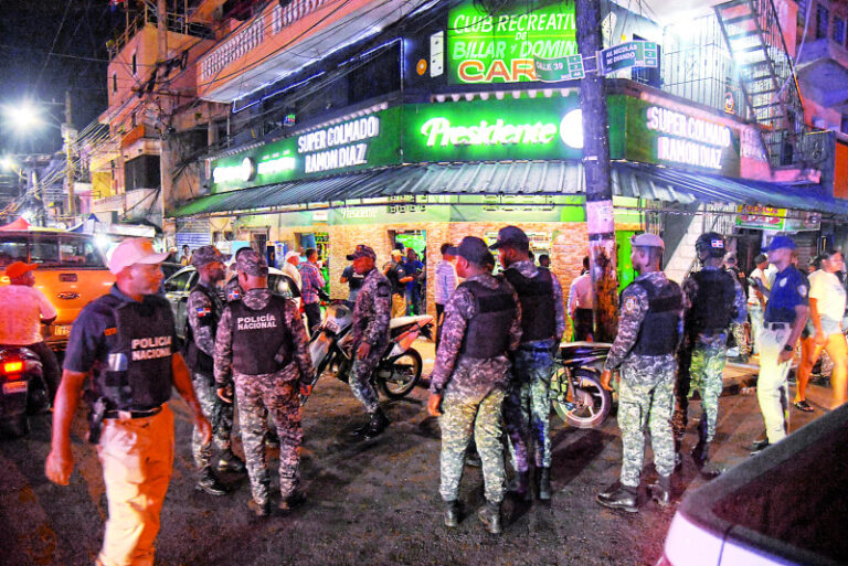 Cierre de negocios y decenas de detenidos en el Gran Santo Domigno y provincias