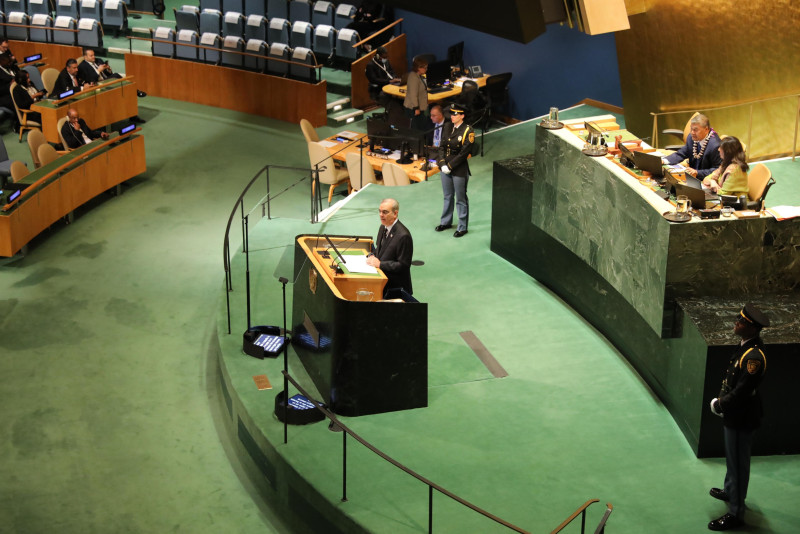 Abinader reclama en la ONU estabilidad en Haití por la seguridad nacional Abinader reclama en la ONU estabilidad en Haití por la seguridad nacional