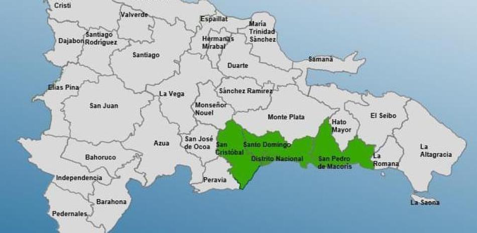 Santo Domingo y el DN entre localidades bajo alerta por vaguada Santo Domingo y el DN entre localidades bajo alerta por vaguada