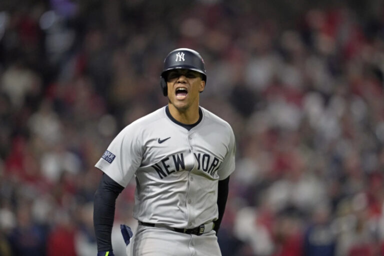 Jonrón de 3 carreras de Juan Soto en el décimo envía Yanquis a la Serie Mundial