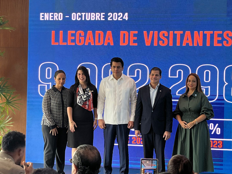 En los primeros diez meses de 2024 República Dominicana recibió más de 9 millones de visitantes