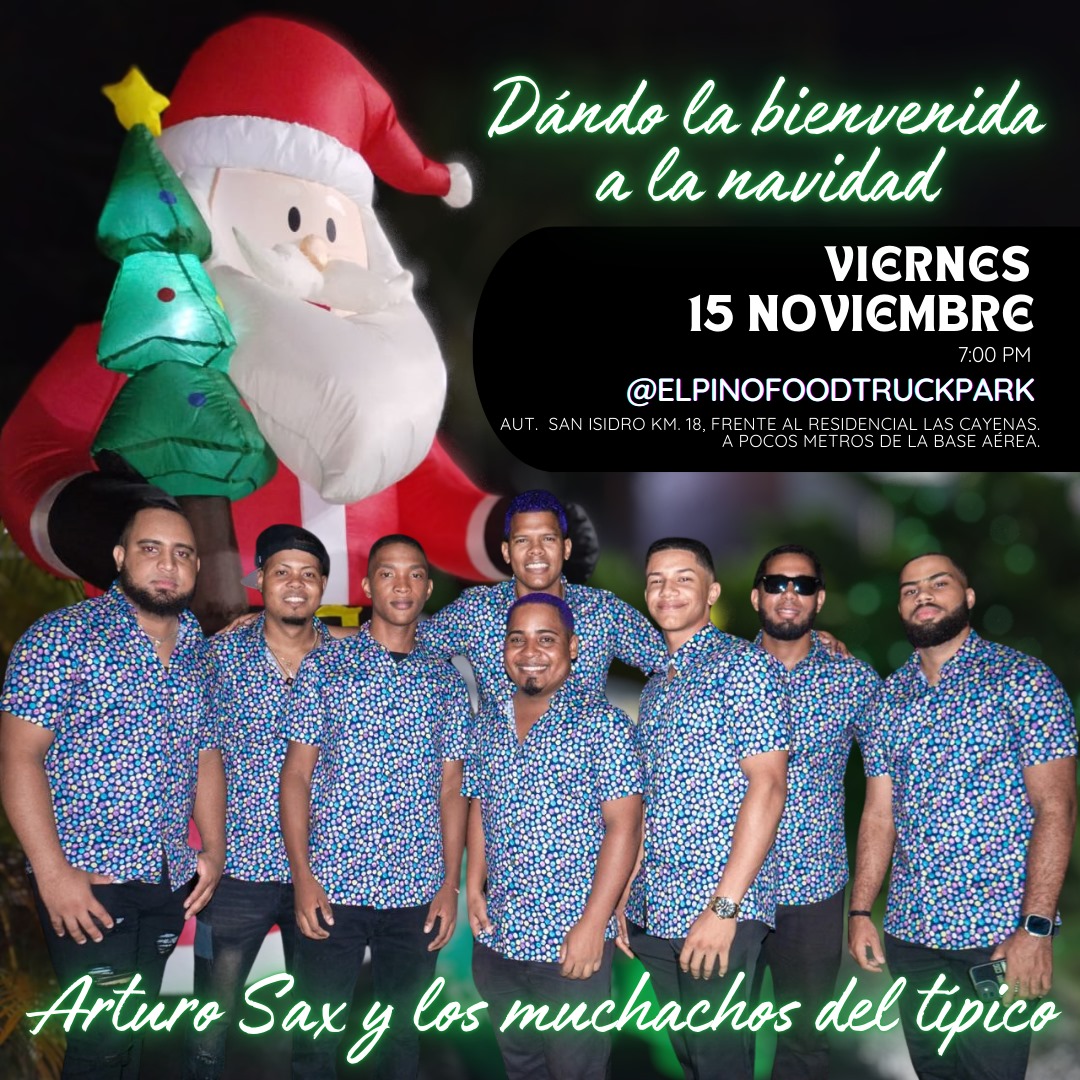 Este viernes 15 de Noviembre, se presenta la Agrupación «Arturo Sax y Los Muchachos del Típico Este viernes 15 de Noviembre, se presenta la Agrupación «Arturo Sax y Los Muchachos del Típico
