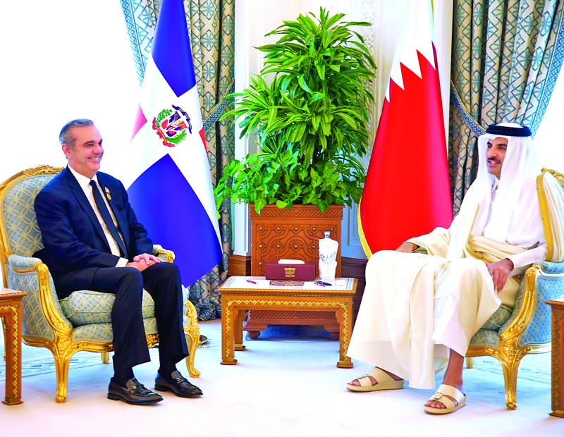 Abinader y Emir de Qatar tratan sobre inversiones en República Dominicana