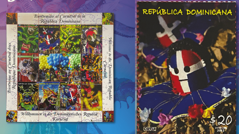 INPOSDOM invita a conocer y adquirir los sellos postales del Carnaval Dominicano