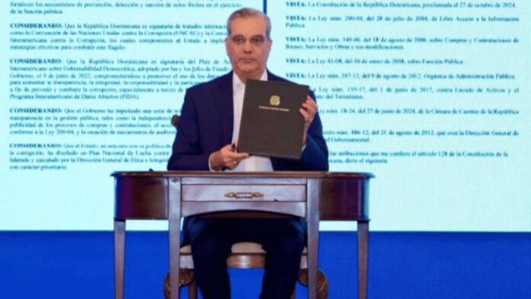 Presidente Luis Abinader crea la Comisión Presidencial de Transparencia y Anticorrupción mediante el decreto 76-25
