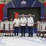Abinader entrega polideportivo, Museo Deporte y local de club