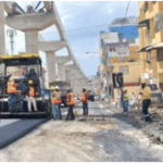 Ministro de Obras Públicas supervisa asfaltado en avenidas afectadas por construcción del monorriel en Santiago