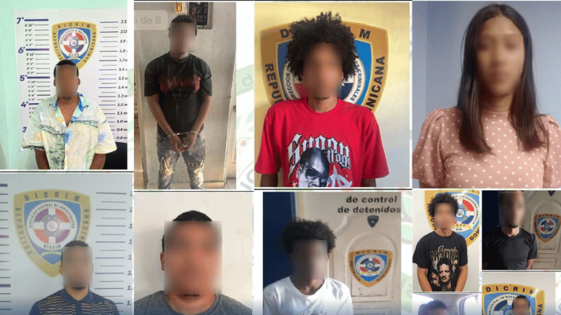 Policía Nacional detiene a 11 personas por delitos cibernéticos y recupera más de un millón de pesos Policía Nacional detiene a 11 personas por delitos cibernéticos y recupera más de un millón de pesos