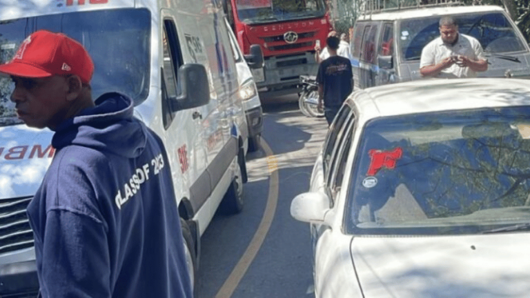 Sistema 911 brinda asistencia en accidente de tránsito en Altamira, Puerto Plata