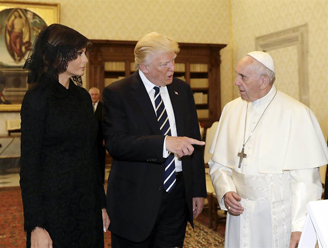 Trump transmite pésame por la muerte del papa y pide que Dios bendiga a Francisco