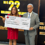 LEIDSA entrega 22 millones a enfermera a la ganadora 485 del Loto.