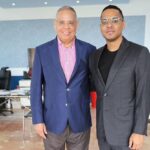 Santiago Matías visita Grupo Telemicro y es recibido por Juan Ramón Gómez Díaz