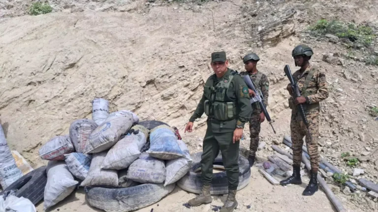 Autoridades incautan carbón y cigarrillos ilegales en operativo en Jimaní