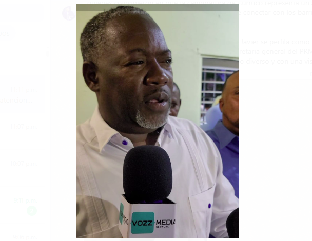 Juan José Javier  “Curruco” lanza candidatura a secretario general del PRM en Santo Domingo Este