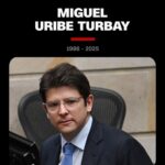 El senador y precandidato presidencial colombiano Miguel Uribe Turbay murió este lunes, informó su esposa a través de una publicación en su cuenta de Instagram.