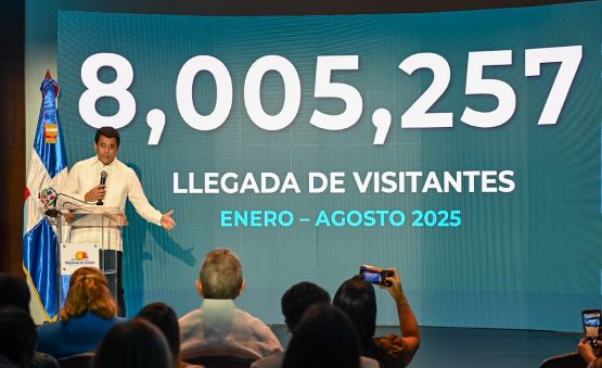 El turismo dominicano supera los 8 millones de visitantes