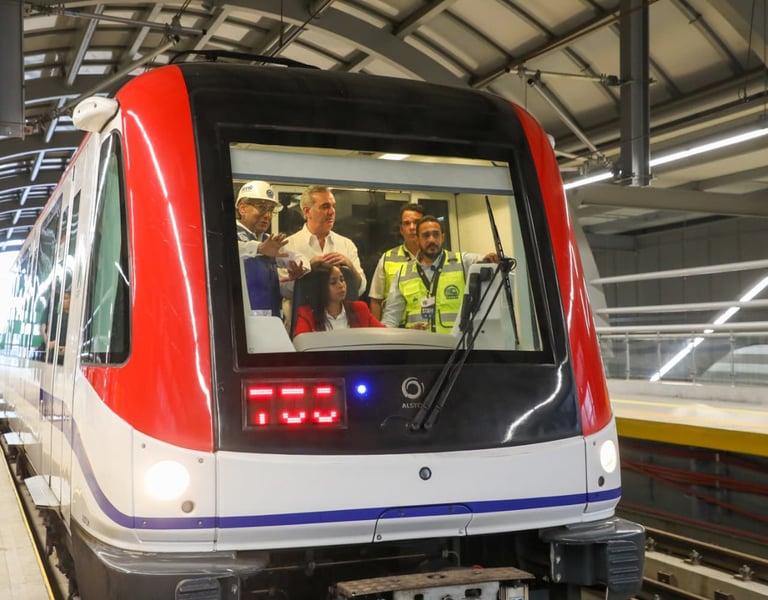Línea 2C del Metro de SD estaría lista para febrero de 2026, asegura Luis Abinader