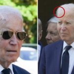 ¿Que le habrá pasado? Biden aparece con herida en la cabeza y genera preocupación