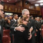 Abinader asiste honras fúnebres Sánchez Baret en el Congreso