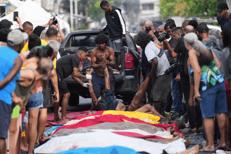 Acumulan 64 nuevos cadáveres en las calles de Río de Janeiro