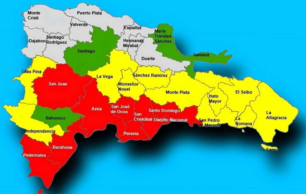 COE mantiene 24 provincias en alerta debido estragos Melissa