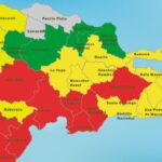 El COE mantiene 9 provincias en alerta roja y 16 en amarilla