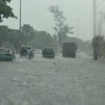 Hay aguaceros con tormentas eléctricas en buena parte de RD