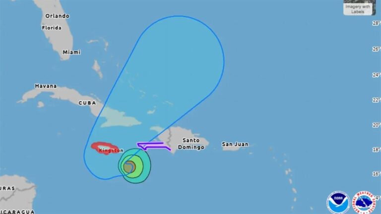 Huracán Melissa azotará esta noche Jamaica; mañana a Cuba