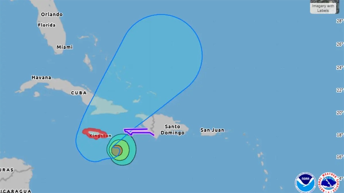 Huracán Melissa azotará esta noche Jamaica; mañana a Cuba