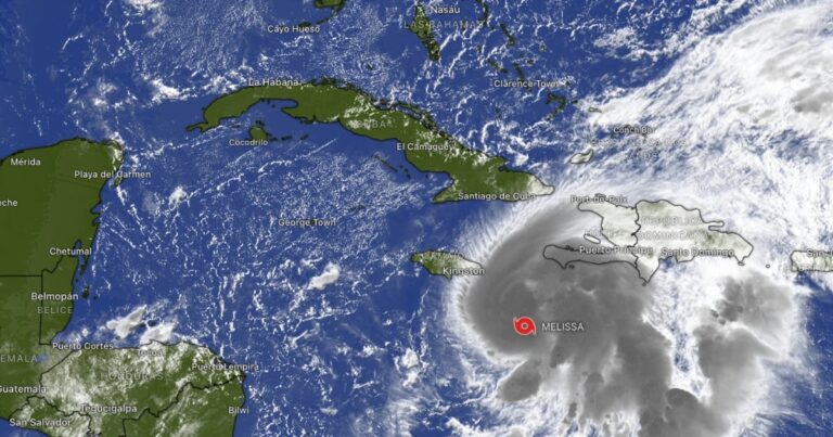 Melissa provocó lluvias por 13 horas en capital de Haití