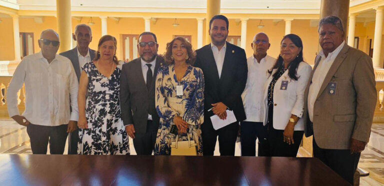 Presidente Abinader recibe comisión consejo Jarabacoa