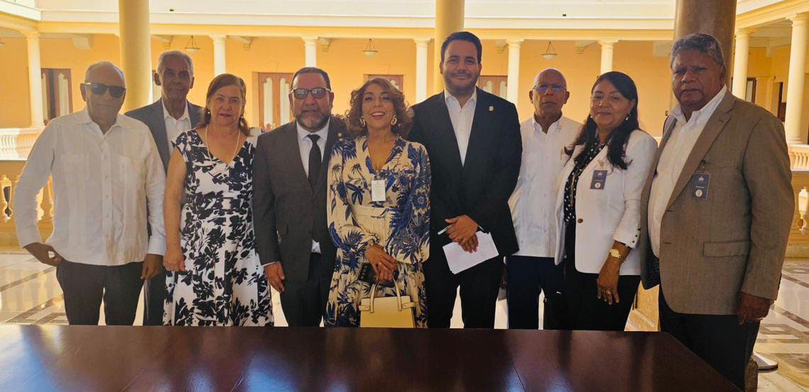 Presidente Abinader recibe comisión consejo Jarabacoa