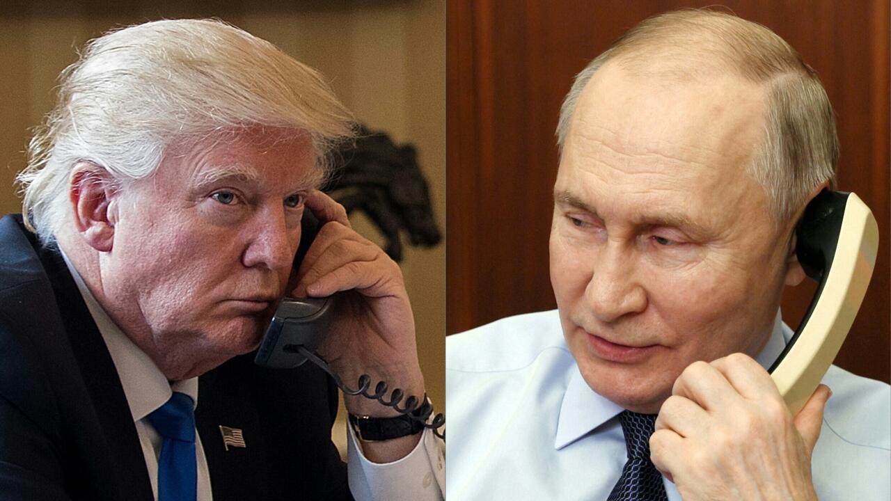Trump y Putin acuerdan reunión para poner fin a guerra Ucrania