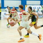 Águilas de Guachupita a un triunfo título basket femenino
