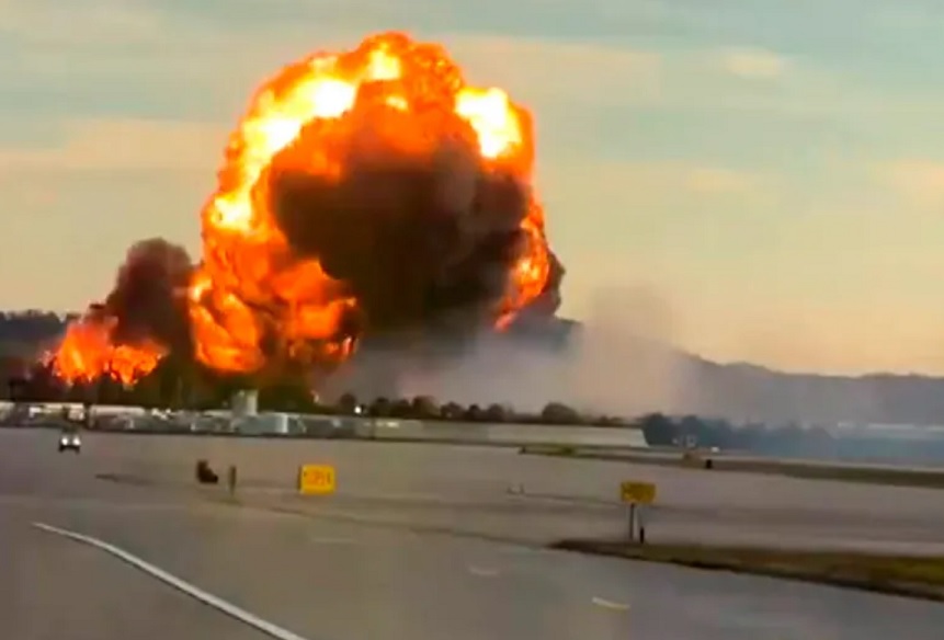Aumentan a 9 los muertos por siniestro de avión carga en EU
