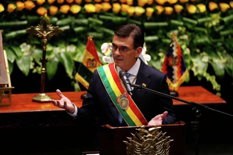 BOLIVIA: Rodrigo Paz toma su juramento como presidente