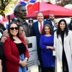 BOSTON: Develan primera etapa del busto de Juan Pablo Duarte
