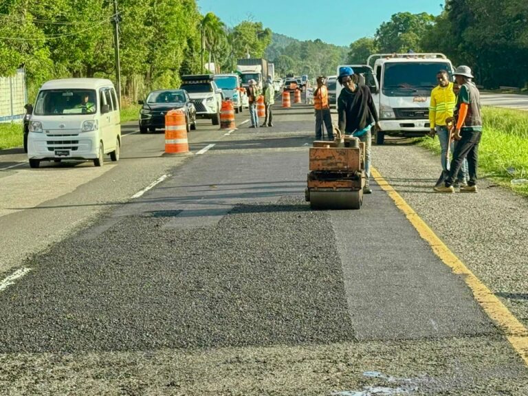 Calles del GSD recuperan ritmo tras bacheo de Obras Públicas