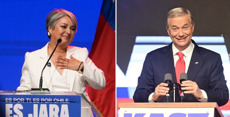 CHILE: Habrá segunda vuelta entre Jeannette Lara y JA Kast