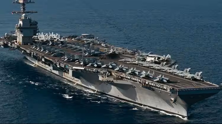 EEUU despliega portaaviones en medio tensiones con Venezuela