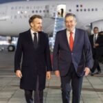 El Presidente de Francia llega a México en visita oficial