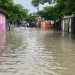 Lluvias causan inundaciones en sectores provincia de Barahona