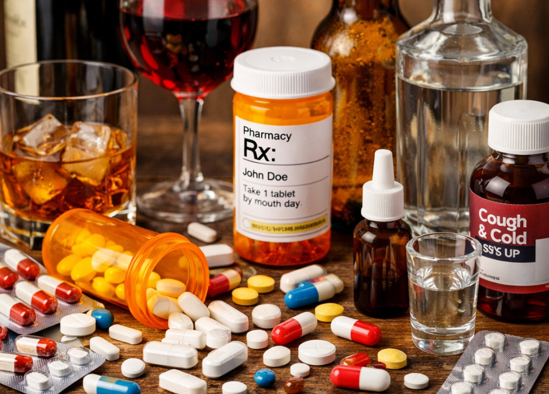 Advierten sobre consecuencias de mezclar alcohol y medicinas