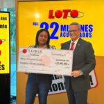 LEIDSA entrega de 22 millones a la ganadora 494 del Loto.