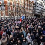 ESPAÑA: Miles manifestantes protestan detención de Maduro