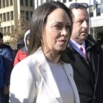 María Corina llegó Casa Blanca para un encuentro con Trump